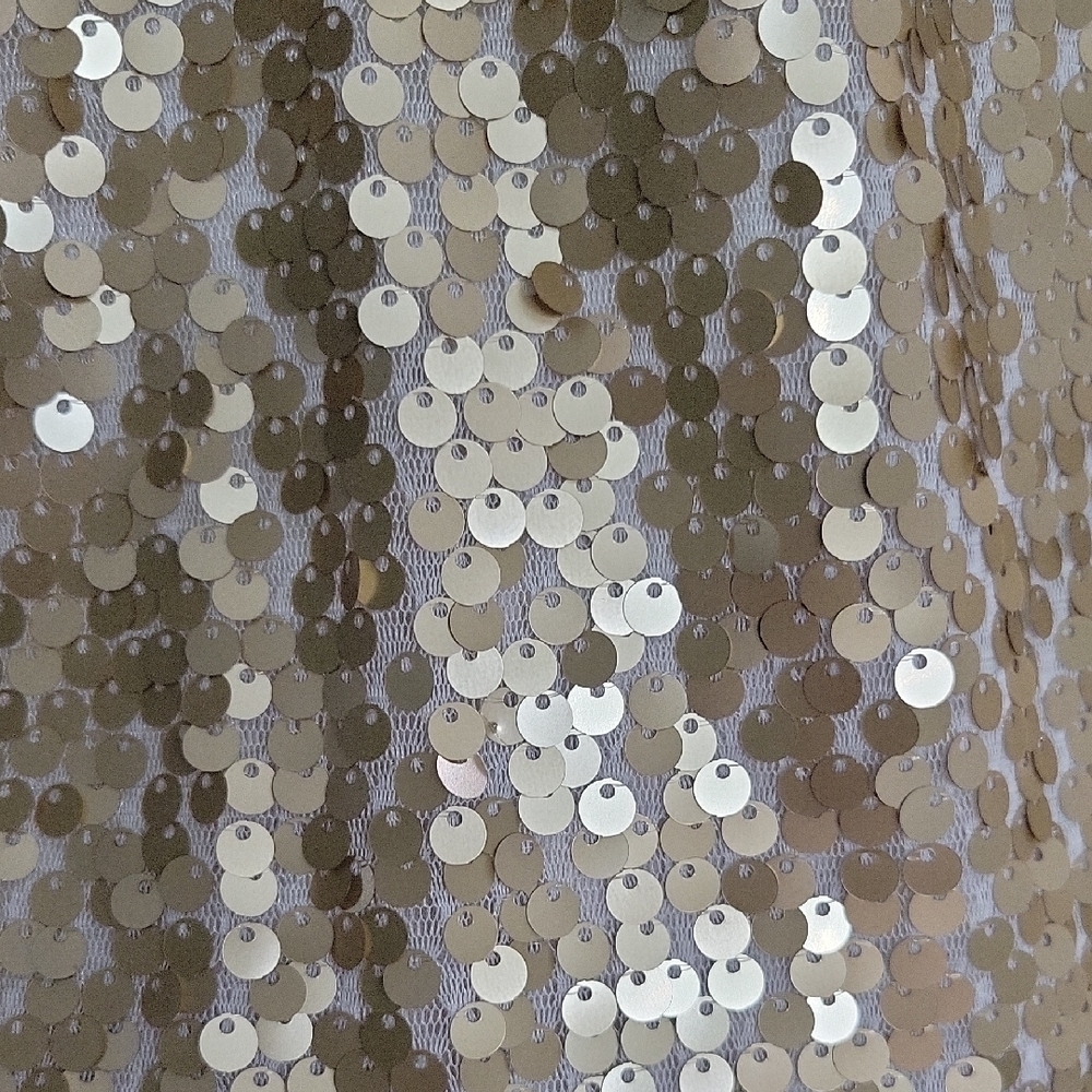 Express Shimmering Gold Tank Top - Picture 3 of 4
